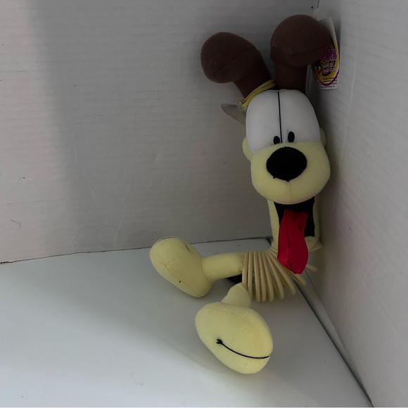 Nanco Slinky Pets Odie Garfield Dog 17" (stretched) Plush Soft Toy - Picture 4 of 5